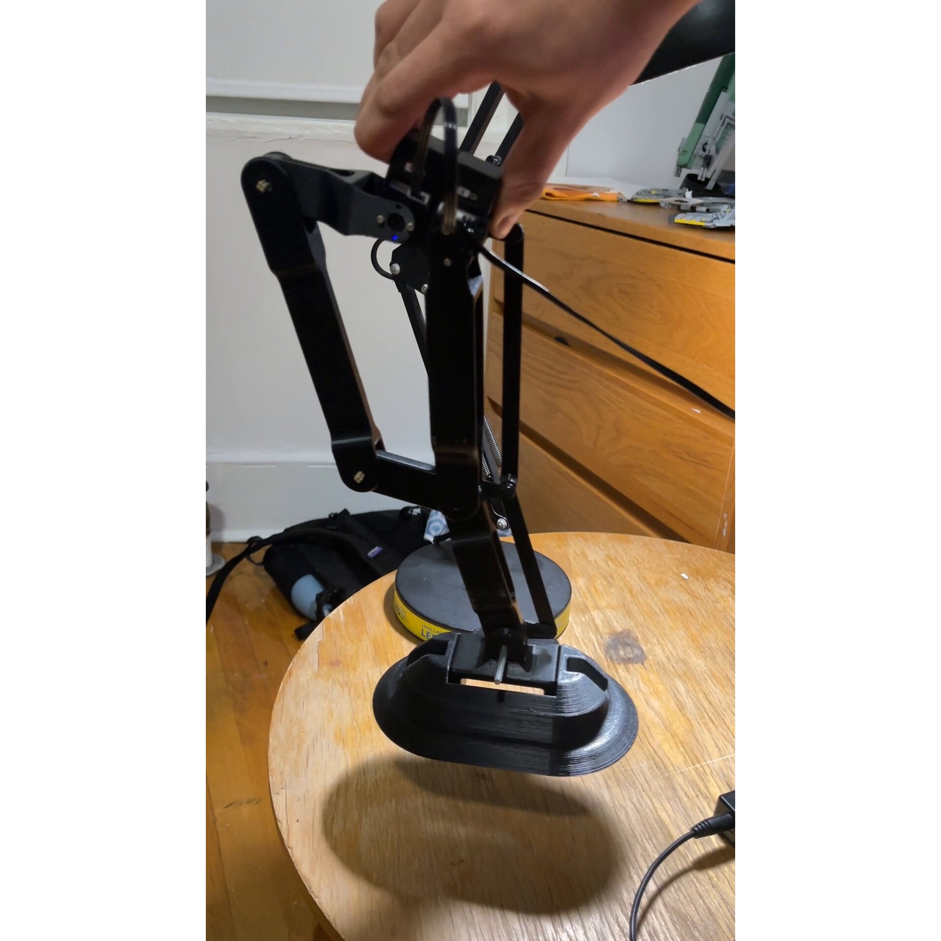 Video frame of the functional leg